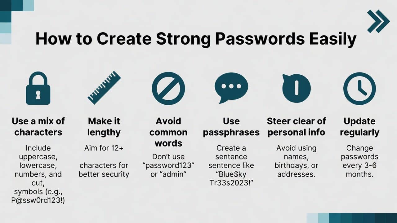 How to Create Strong Passwords Easily