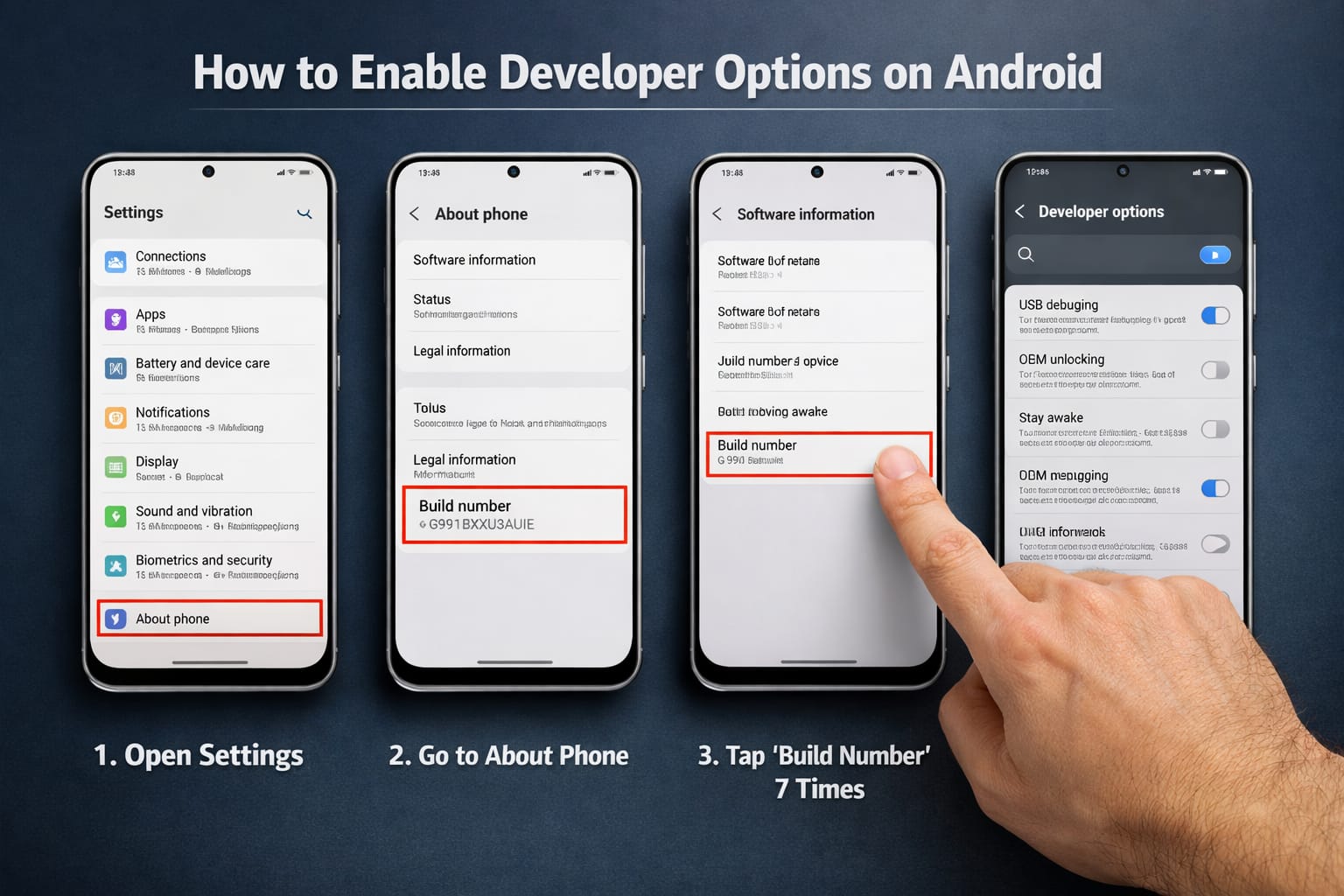 How to Enable Developer Options on Android