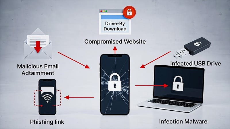 How Malware Enters Your Device