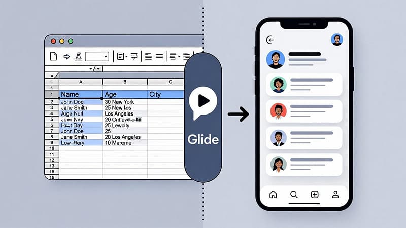 How to Use Glide to Turn a Spreadsheet Into an App