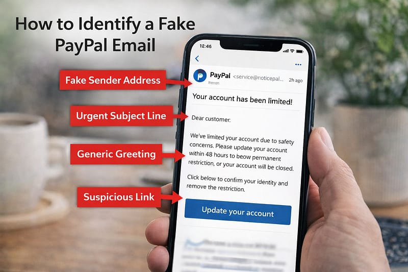 How to Identify a Fake PayPal Email