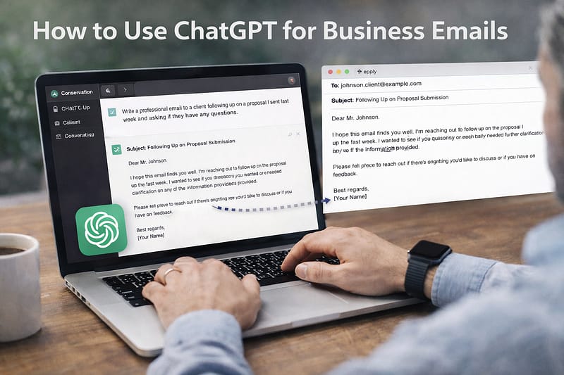 How to Use ChatGPT for Business Emails