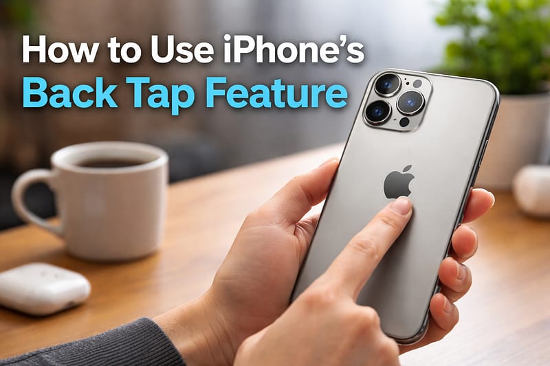 How to Use iPhone's Back Tap Feature